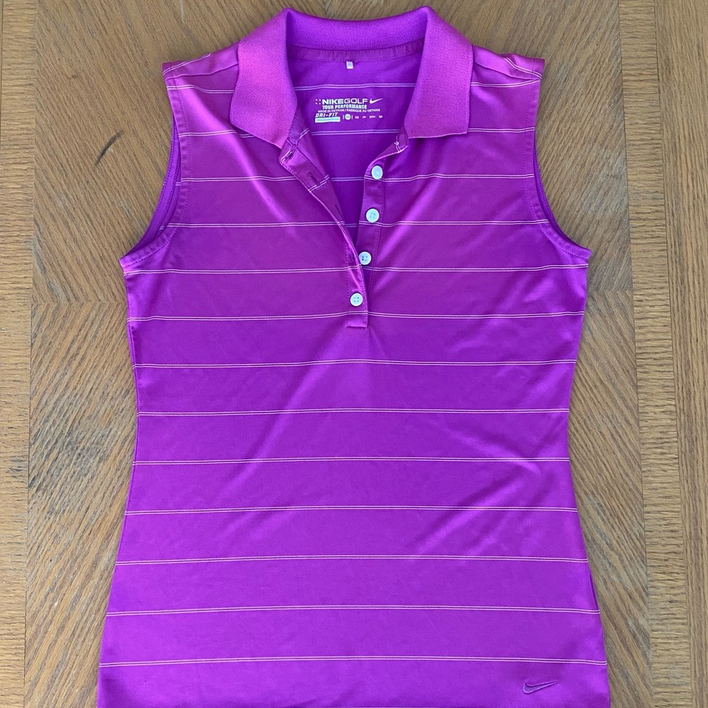 Nike golf dryfit sleeveless polo